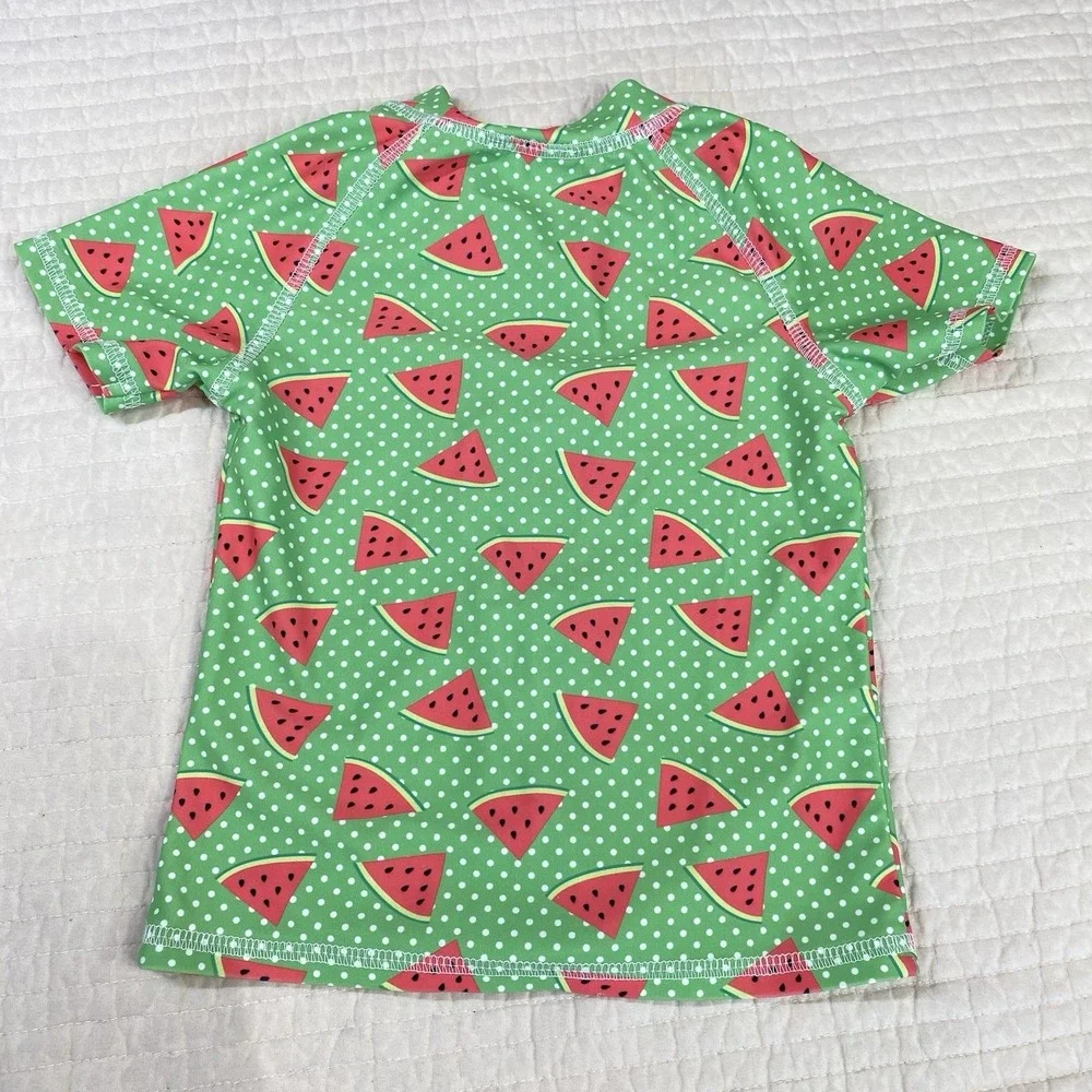 Girls Toddler 2T Summer Swimwear Top Lot Bundle 3 Watermelon Floral Unicorn